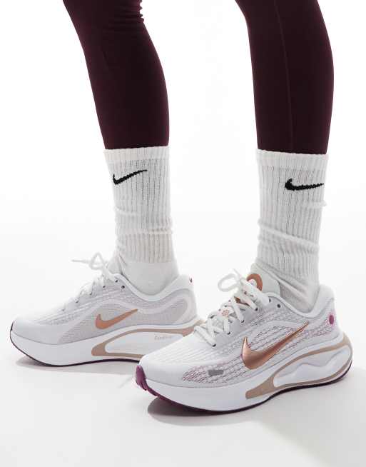 Nike Running - Journey Run - Baskets - Blanc/violet, 3 de 5
