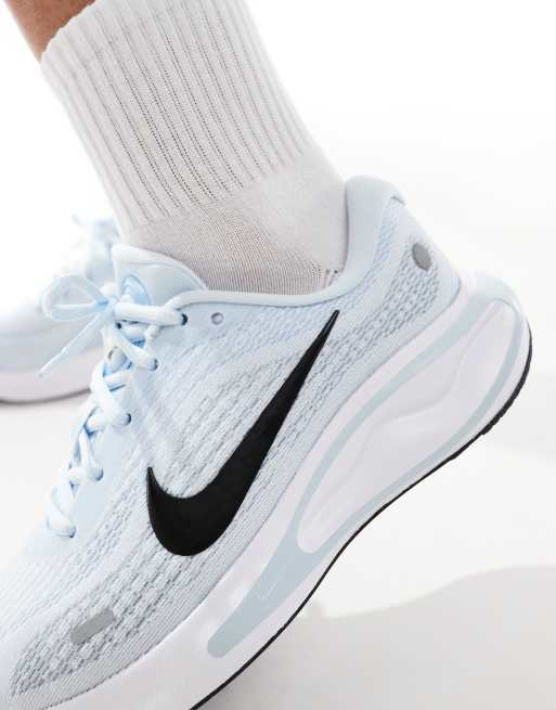 Nike Running - Journey Run - Sneakers bianche e blu, 4 di 5