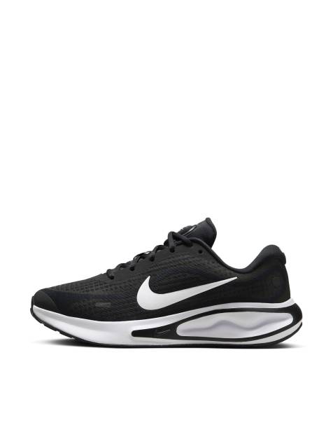 Nike Running Journey Run sneakers in black and white - view 1
