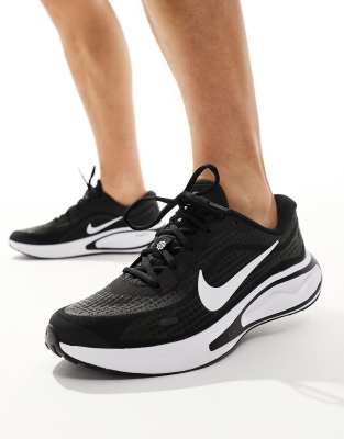 Nike Men's Journey Run Road Running Shoes In Black