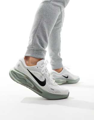 Journey Run sneakers in white and light green