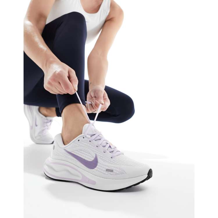 Nike Running Journey Run trainers in lilac and white ASOS