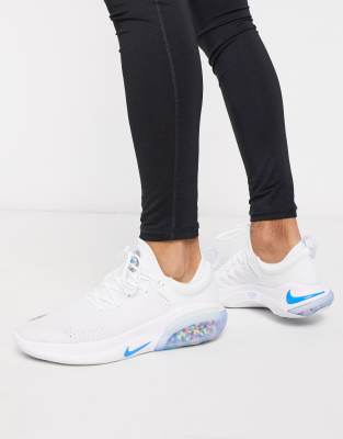 nike running joyride trainers in white