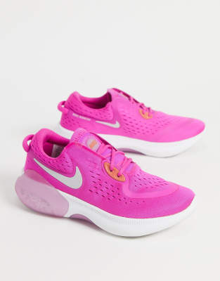 bright pink sneakers