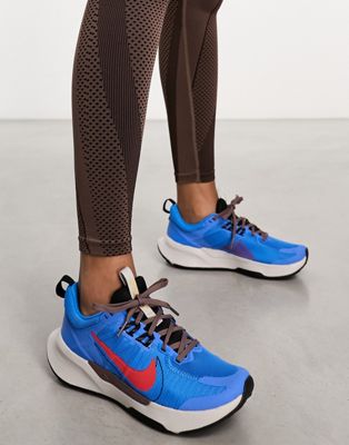 Nike Running Juniper Trail 2 trainers in blue and red - ASOS Price Checker