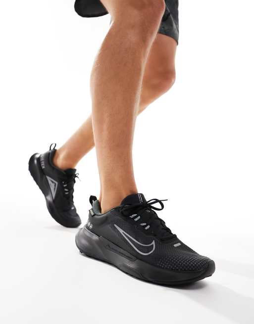 Nike Running Juniper Trail 2 GORE TEX sneakers in black ASOS