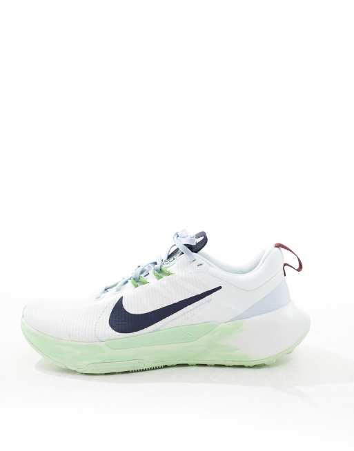 Lime green and outlet white nikes