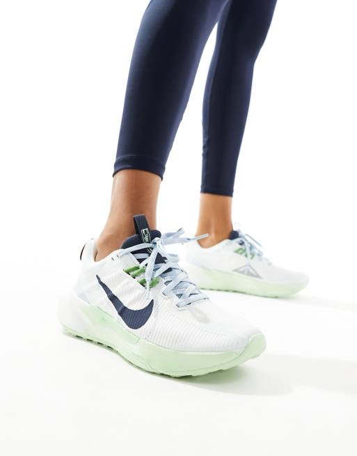 Nike Running – Juniper Trail 2 NN – Vita och gröna träningsskor, 4 av 5