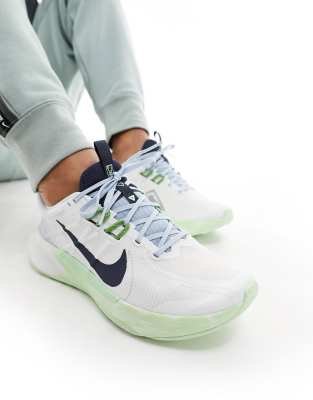 Shop Nike Juniper Trail 2 Sneakers In White And Green