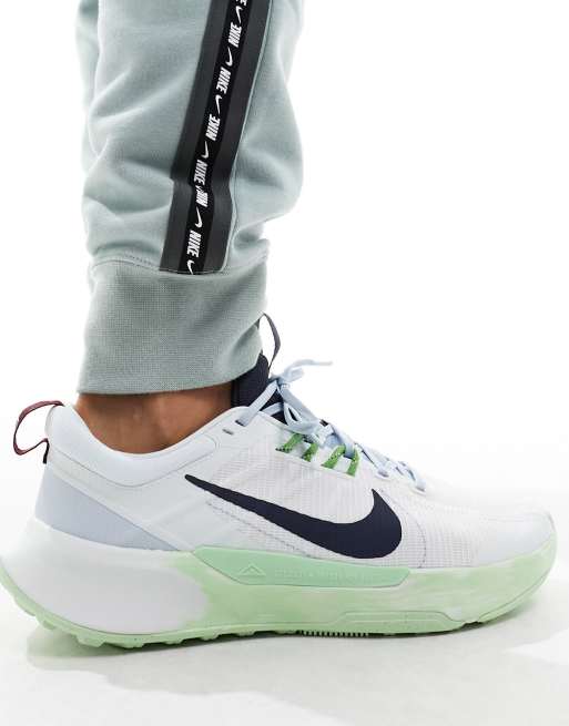 Nike white and fluro green 72 trainers hot sale