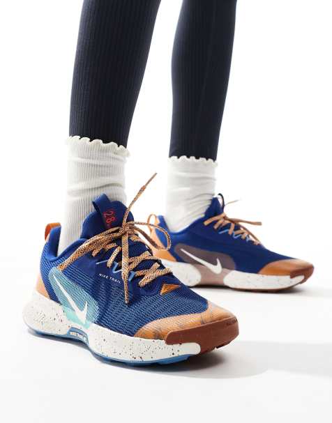 Nike Running - Juniper Trail 3 - Sneakers blu e bianche - view 1