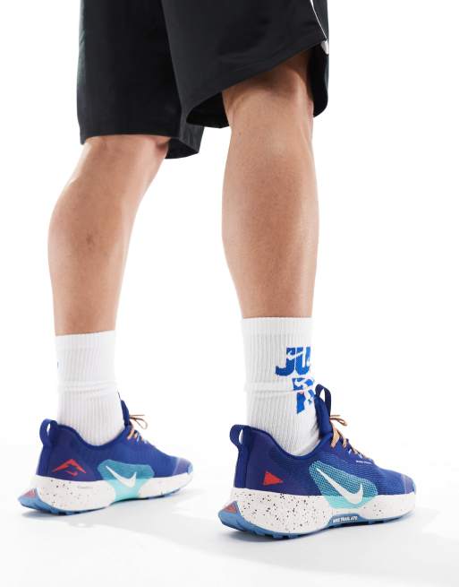 Nike Running Juniper Trail 3 sneakers in dark blue, 4 of 5