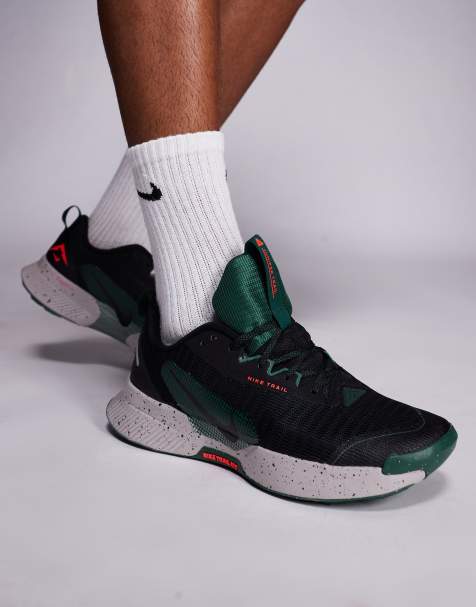 Nike Running Juniper Trail 3 sneakers in dark green - view 1