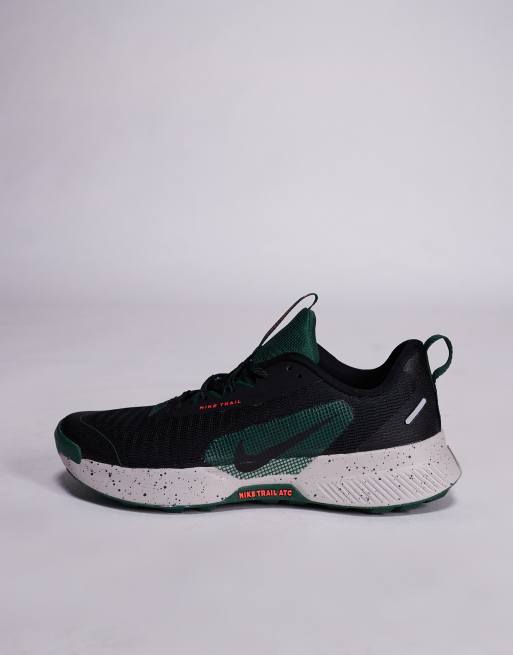 Nike Running Juniper Trail sneakers in dark green ASOS