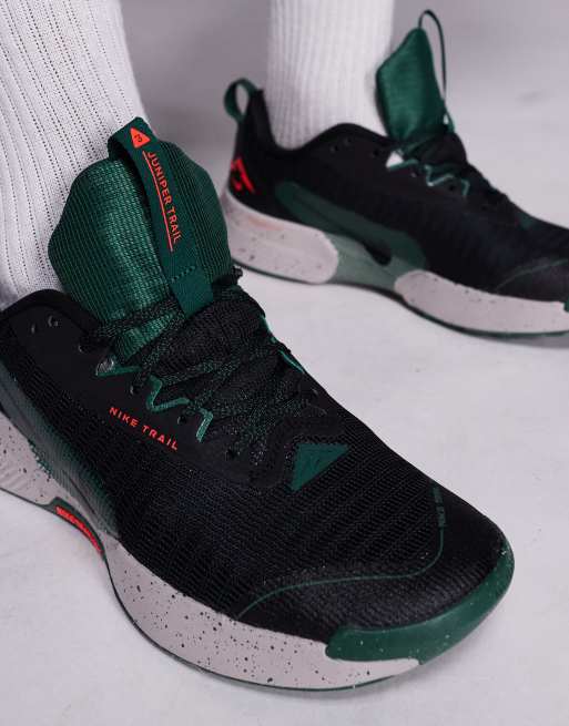 Nike Running Juniper Trail 3 sneakers in dark green, 3 of 5