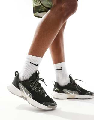 asos Nike Running Juniper Trail 3 trainers in dark grey