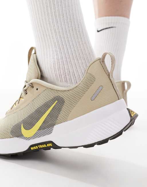 Nike Running Juniper Trail trainers in khaki ASOS