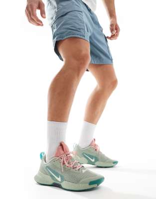 Nike Running Nike Running Juniper Trail 3 trainers in light green