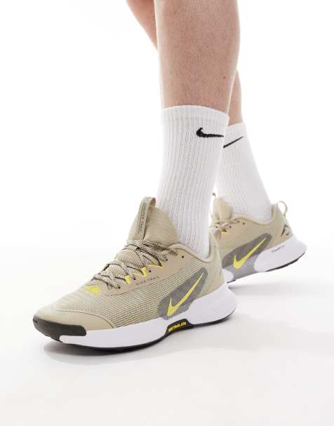 Nike Running Juniper Trail 3 trainers in light khaki - view 1