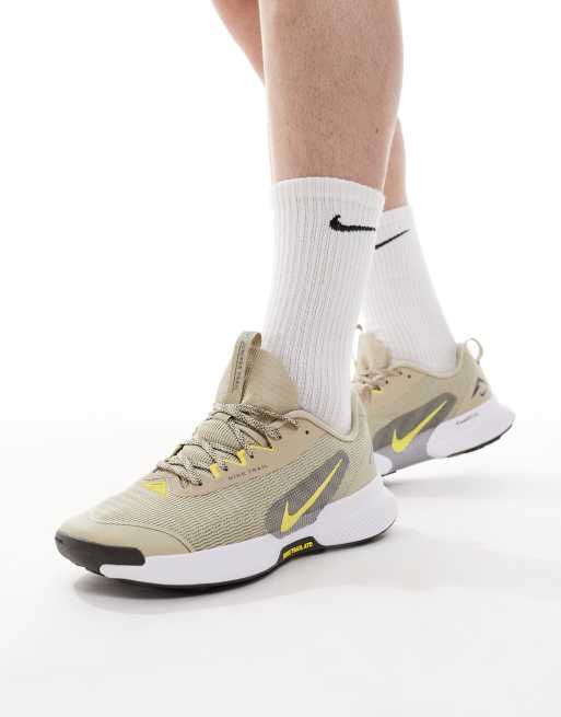 Nike Running Juniper Trail 3 trainers in light khaki