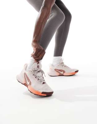 Nike Running Juniper Trail 3 trainers in light red