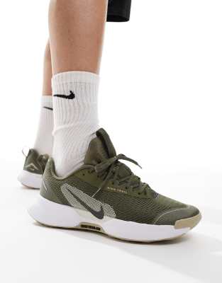 Size 13.0 Nike Running Nike Running Juniper Trail 3 trainers in olive trainers