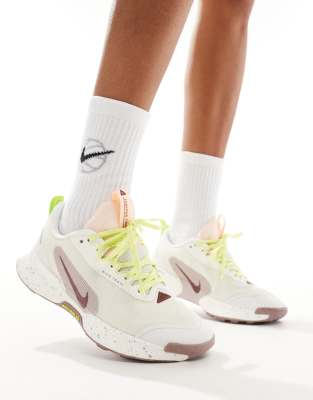 Nike Running Juniper Trail 3 trainers in white