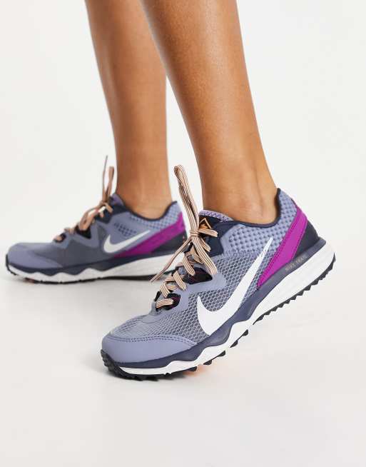 Nike Running Juniper Trail Baskets Bleu ASOS