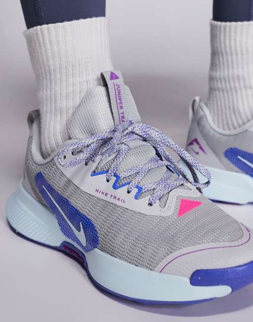 Nike Running - Juniper Trail - Baskets - Gris et bleu, 4 de 5