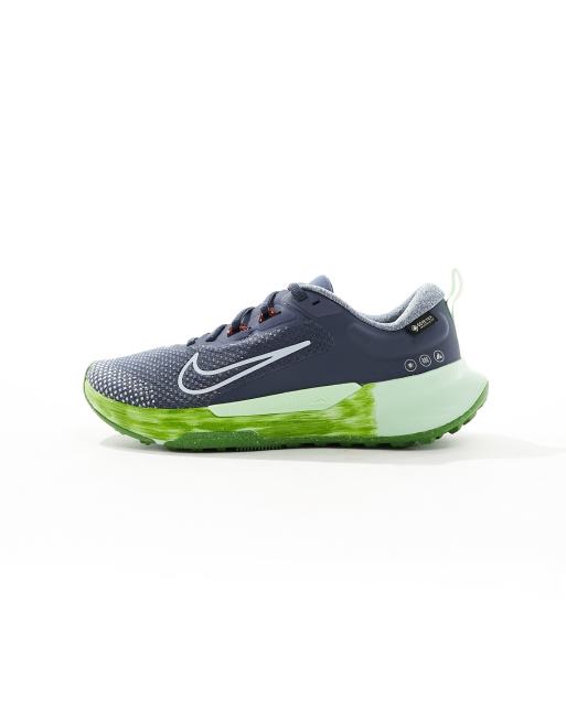 Nike Running Juniper Trail Gore Tex Baskets Bleu electrique et vert