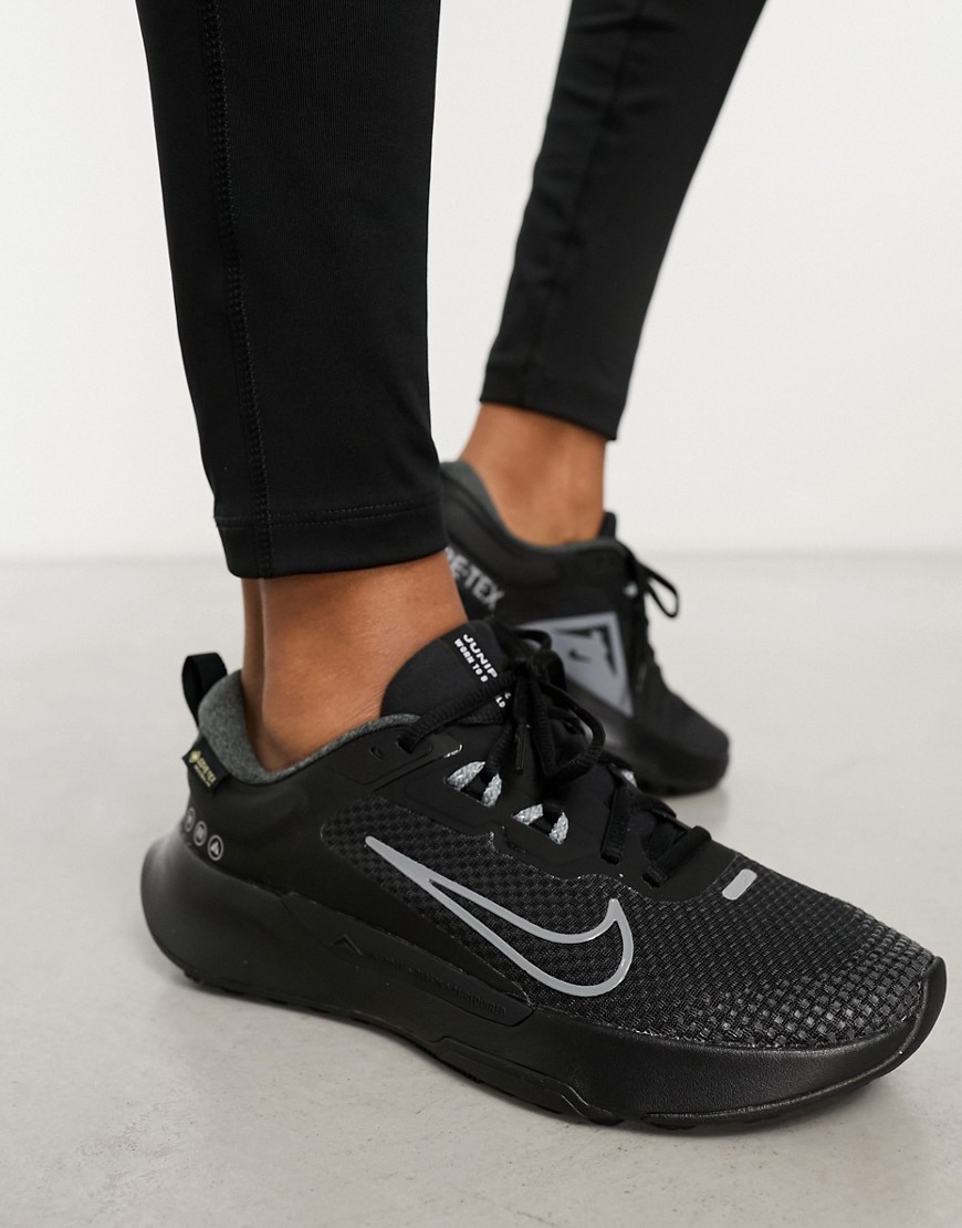 Nike Running Juniper Trail GTX trainers in black
