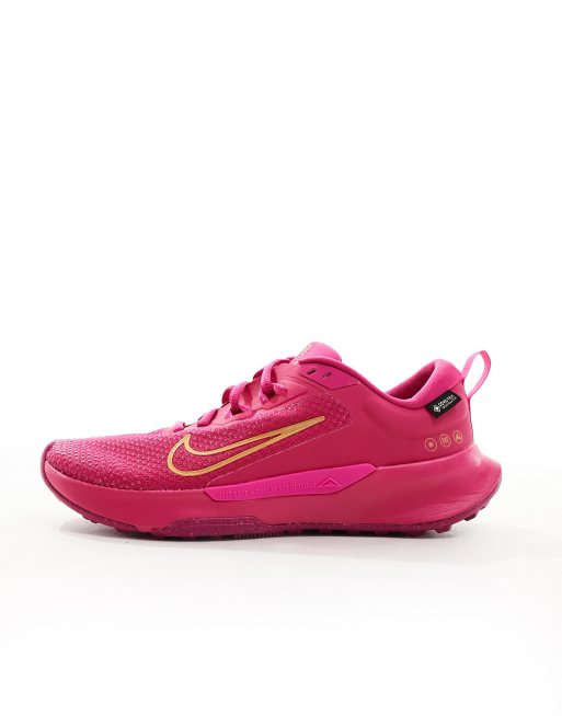 Nike mini swoosh oversized fleece joggers in fierce pink