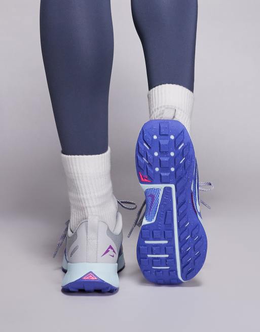 Nike Running - Juniper Trail - Sneakers in grijs en blauw, 3 van 5