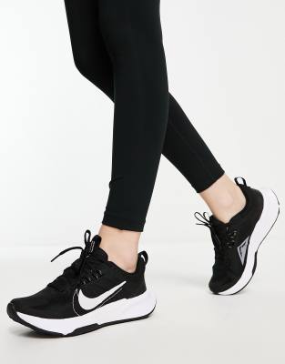 Nike Running Juniper Trail trainers in black | ASOS