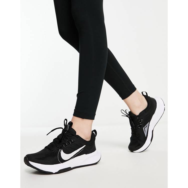 Ladies black nike running 2024 trainers