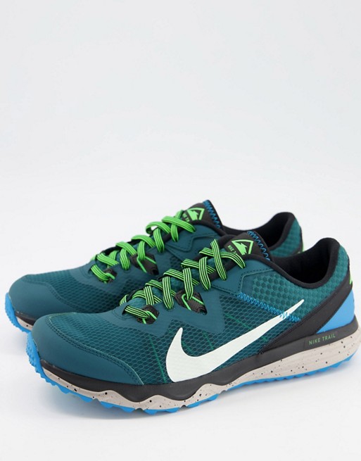 Nike Running Juniper Trail trainers in teal