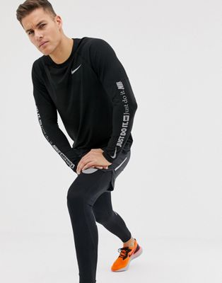Nike Running Just Do It Long Sleeve Top 