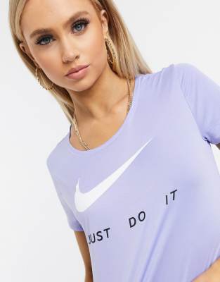 purple nike just do it shirt
