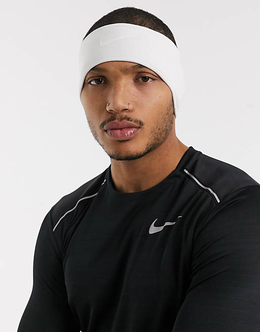 Nike Running knit headband in white | ASOS