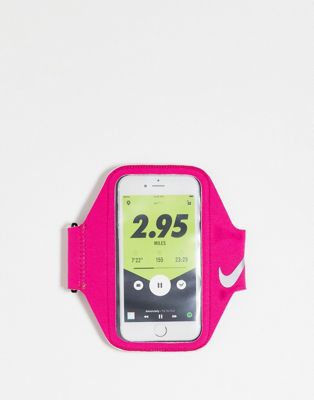 Nike Running Lean phone armband in hot pink - ASOS Price Checker