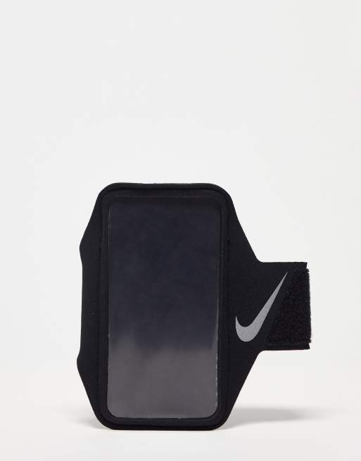 Nike Running lean phone arm band in black | ASOS