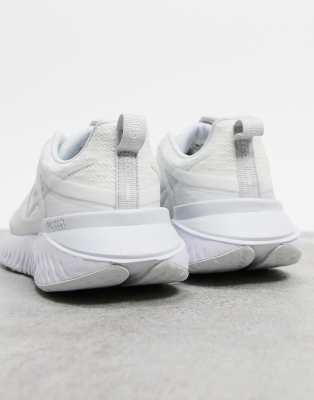 white nike legend react