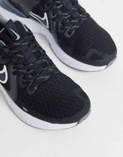 Nike legend react hot sale black and white