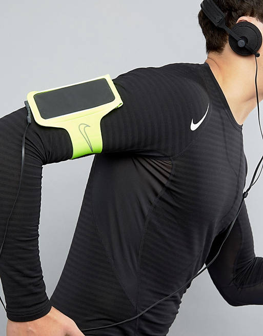 Inn social Drive out Nike Running Lightweight Arm Band 2.0 In Neon Yellow | ASOS
