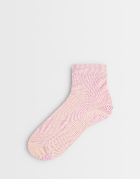 Nike Running Lightweight crew socks in pink - view 1