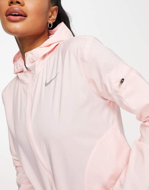 Nike light store pink windbreaker