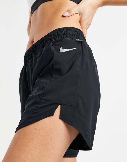 Nike Running tempo shorts in black, ASOS