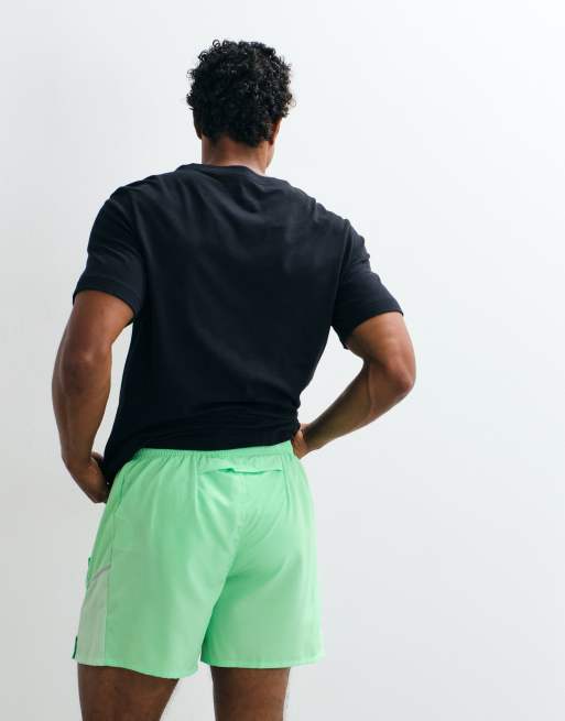 Nike Running Miler Dri-FIT 5 inch shorts in green, 5 of 5