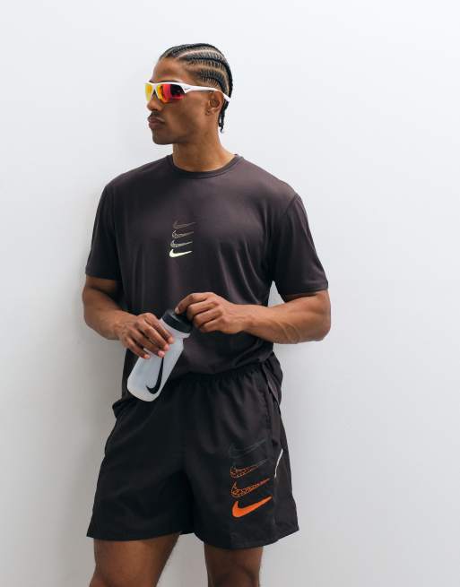 Nike Running Miler Dri-FIT 5 inch szorty w kolorze czarnym, 5 z 5