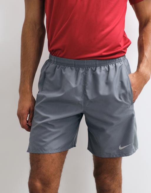 Nike Running Miler Dri-FIT 7 inch shorts in grey , 4 of 5